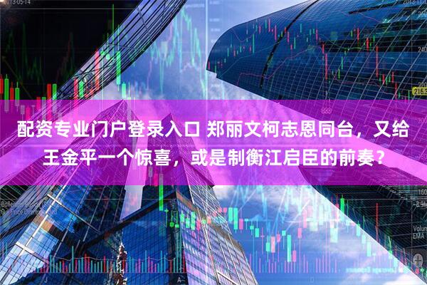 配资专业门户登录入口 郑丽文柯志恩同台，又给王金平一个惊喜，或是制衡江启臣的前奏？