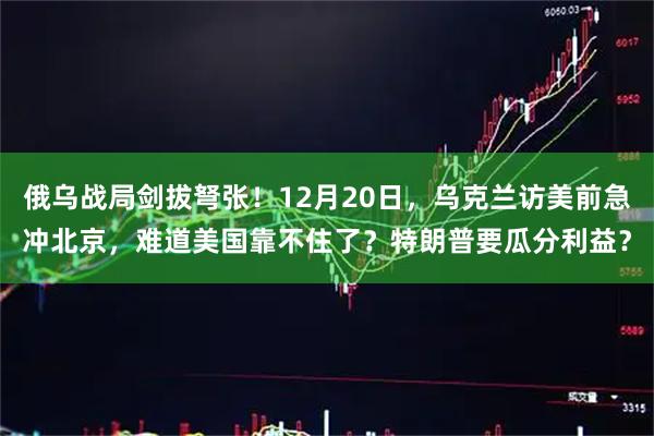 俄乌战局剑拔弩张！12月20日，乌克兰访美前急冲北京，难道美国靠不住了？特朗普要瓜分利益？