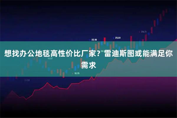 想找办公地毯高性价比厂家？雷迪斯图或能满足你需求